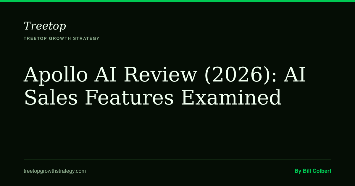 Apollo AI Review (2026): AI Sales Features Examined | Treetop